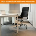 thumbnail image 7 of Thickened Chair Mat for Carpet -  Office Desk Protector with Lip, 47.5" x 35.5", 7 of 7
