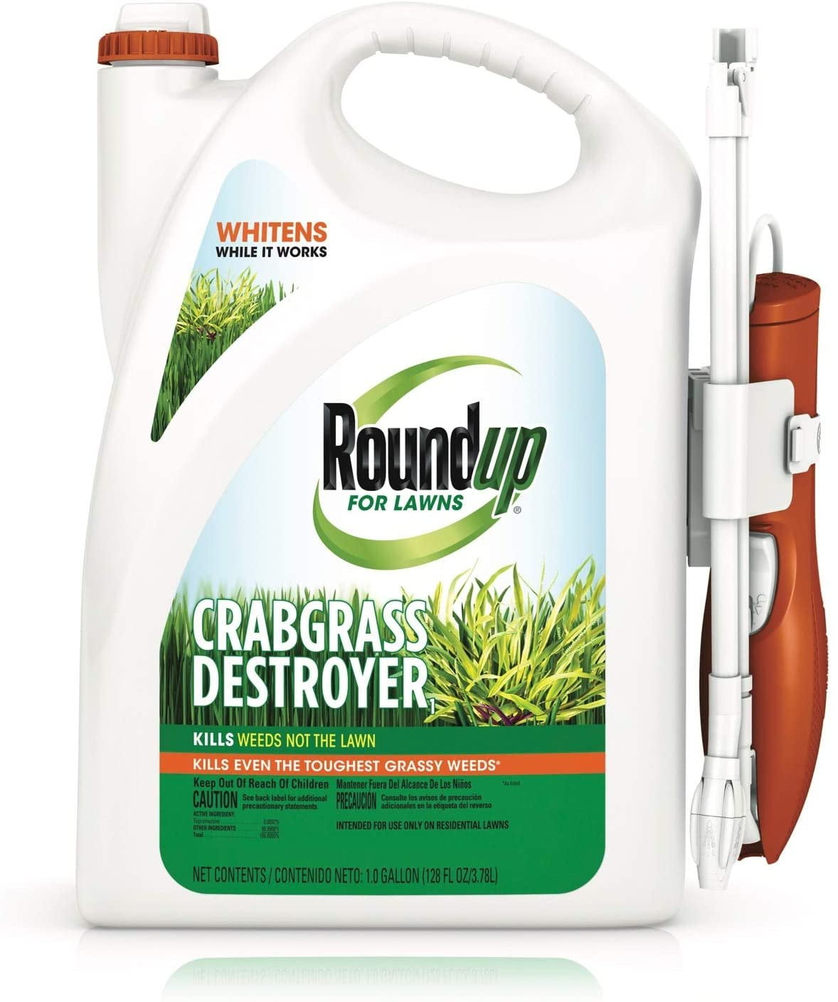 Roundup for Lawns Crabgrass Destroyer1 Tough Weed Killer, Kills