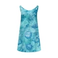 thumbnail image 4 of Xihbxyly Dresses for Women 2024 Swing Dresses for Women Knee Length Summer Sleeveless Sundress Women's Sexy Vintage Round Neck Sleeveless Printing Party Dresses Loose Dress Y2k Maxi Dress Todays Deal, 4 of 5