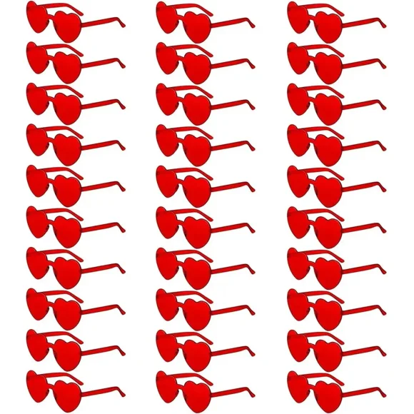 30 Pares De Gafas De Sol De Corazón For Mujer Gafas De