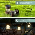 thumbnail image 4 of Solar Lanterns Outdoor - Hanging Solar Landscape Lights Waterproof Table Lamps with Retro Design, LEDs Fairy String Lights for Patio, Garden, Yard, and Pathway Decoration(2 Pack), 4 of 7