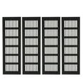 thumbnail image 1 of Rejilla de ventilación de aleación de aluminio de 4 piezas para muebles, armarios, zapatos y armarios., 1 of 5