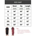 thumbnail image 2 of DODOING Mens Sleep Shirt Sleepwear Raglan Sleeve Nightshirt Patchwork Button Placket Long Lightweight Loose Sleepshirt Homewear Red, 2 of 8