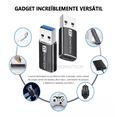 thumbnail image 3 of 4 Piezas adaptador BLOOSOM OTG USB Tipo C A USB 3.0 5gbps, 3 of 4