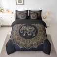 thumbnail image 2 of Homewish Animal Elephant 7-Piece Twin Bedding Set - Bohemian Mandala Exotic, 2 of 8