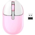 thumbnail image 1 of Rechargeable Wireless Mouse Mini Portable Mobile Mouse 1200DPI Silent 3 Buttons Optical Mouse with Nano Receiver Home Office Cordless Mice for PC Laptop Computer, 1 of 5