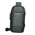 thumbnail image 3 of Mochila de Hombro Zulema Bolso Multipropósito Bloqueo de Pecho para Hombres Verde, 3 of 8