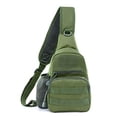 thumbnail image 1 of Outdoor strap backpack, nylon tactical compact cross body hiking bike bag, 1 of 5