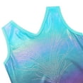 thumbnail image 4 of BAOHULU Shiny Diamond Gymnastics Leotards for Girls Gradient Green Clothes Dancewear, 4 of 6