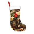 thumbnail image 2 of Naloa Elegant Still Life Roses Christmas Stockings Decorations, Xmas Ornaments, DIY Personalized Farmhouse Decor for Home Family Party Tree, 2 of 7