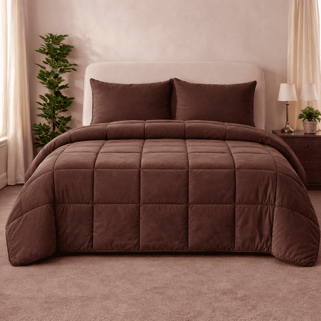 ALVANA Set de Edredón 3 Piezas Acolchado Extra Grande Hipoalergénico Relleno Suave de Microfibra Down Alternative Ideal para Todo el Año Uso como Edredón o para Funda Duvet