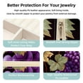 thumbnail image 3 of Thanksgiving Grapes Travel Portable Square Jewelry Box for Rings Earrings Necklaces Bracelets Girls Women Display Case Holder Organizer Stand Storage Box, 3 of 6