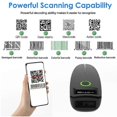 thumbnail image 2 of Mini barcode scanner, USB wired/Bluetooth/2.4G wireless, 2 of 5