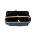 thumbnail image 2 of Julia Buxton  Premium Faux Leather Triple Frame Coin Purse Wallet (Women), 2 of 3