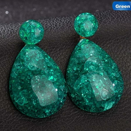 Wholesale Fashion Earrings - AkoaDa 7 Colors Resin Water Drop Dangle Statement Drop Earrings Fashion Jewelry Charm Simple Pendant Long Earrings For Women Wholesale