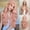 Pink, variant on Creamily 13*3 Pink Wigs Glueless HD Lace Front Wigs And Go Lace Front Wig For Cosplay Party Light Pink Wig With Natural Hairline For Women
