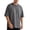Dark Gray, variant on Mens Oversized T-Shirts Short Sleeve Acid Wash Cotton Distressed Vintage Solid Basic Casual Tie-Dye Tee Unisex Tops Summer Shirts for Men Black