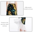 thumbnail image 2 of Sea Horse Stunning Summer Chiffon Beach Dress for Women, for the Beach, 2 of 6