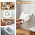 thumbnail image 5 of 2-Pack 12-Inch Self-Adhesive Towel Bar, Slippers Bar, Hand Towel Hanger and Short Plastic Wall Mount Rack for Kitchen, Bathroom, and Laundry Room, 5 of 6