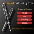 thumbnail image 2 of Amdohai Intelligent Electric Soldering Iron Portable Soldering Station OLED Display Welding Pen with Temperature Adjustment Function, 2 of 8