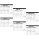 thumbnail image 5 of Office Monthly Calendar Wall Mountable Rectangular Shape Simple And Plain Style 1Set, 5 of 5