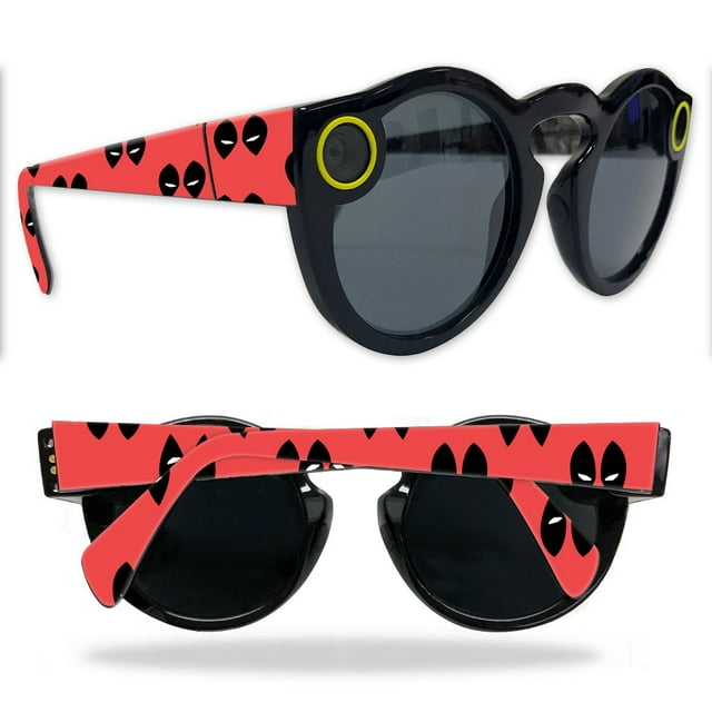 MightySkins Skin Compatible with Snapchat Snapchat Spectacles - Dead Eyes Pool | Protective, Durable, and Unique Vinyl Decal wrap Cover | Easy to Apply, Remove, and Change Styles | Made in The USA