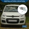 thumbnail image 2 of Motor de limpiaparabris Unique Bargains No.77364424 para Fiat Panda II 03-13 para Fiat 500 07-19 / Motor de limpiaparabris delantero / 1Pcs, 2 of 7