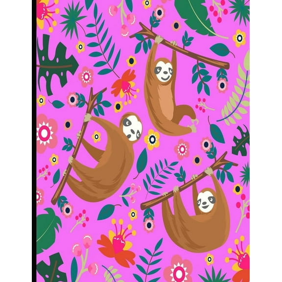 This Is My Super Cute Sloth Puzzle Book: Pink Cover Sloth Puzzle Book With 110 Pages. Tic Tac Toe, Hangman, 4 In A Row & Dots And Boxes Activities Boo