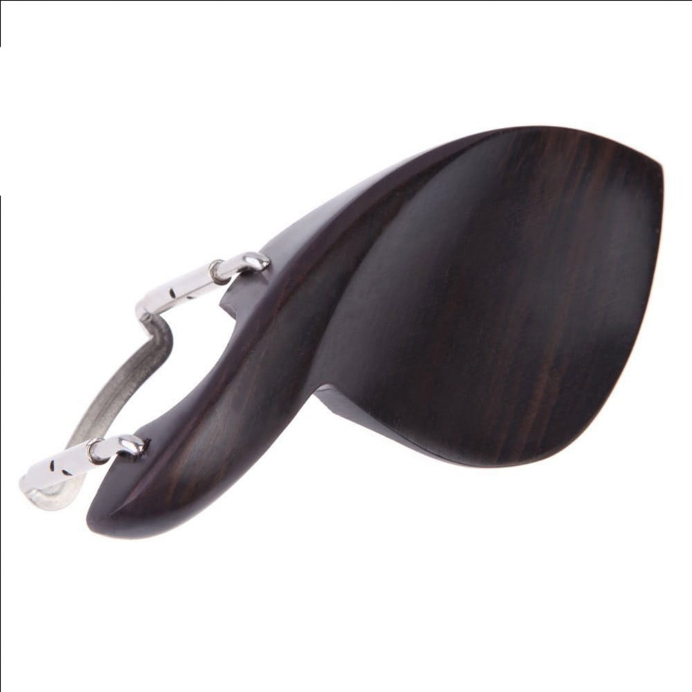 Ebony Violin Parts Violin Chin Rest Chinrest with Screw for 3/4 4/4
