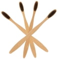 thumbnail image 3 of Set of 10pcs Bamboo Toothbrushes (5pcs in black, 5pcs in white), 3 of 5