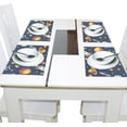 thumbnail image 4 of Space Stars Astronauts Fish 12×18 inch Placemats Heat Resistant Washable Foldable Rectangular Placemats Set Decoration Indoor Outdoor for Kitchen Dining Table 1PC, 4 of 8