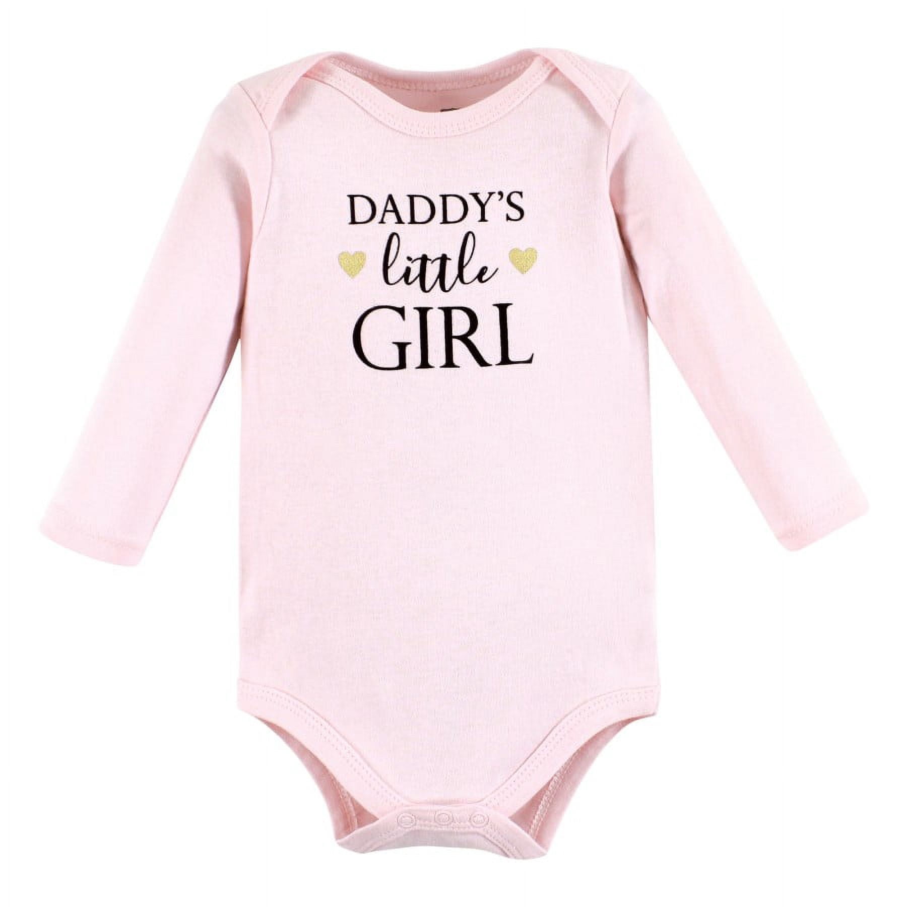 Hudson Baby Cotton Long-Sleeve Bodysuits, 3-Pack, Newborn- 24 Months