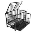 thumbnail image 2 of SmithBuilt Heavy Duty Dog Cage, Double Door, Large, 42"L, 2 of 3