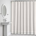 thumbnail image 6 of Stripes 66x72 Inches Waterproof Shower Curtain, Abstract Beige Geometric Simple Bath Curtain Set with 12 Hooks Washable Shower Curtains for Bathroom Bathtub Decor, 6 of 8