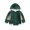 Green, variant on Toddler Baby Girls Zipper Corduroy Coat Oversized Long Sleeve Windbreaker Hooded Sweatshirt Jacket