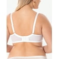 thumbnail image 4 of Wingslove Women's Sheer Lace Bra Minimizer See Through Unlined Full Coverage Bras, White, 42DDD, 4 of 5