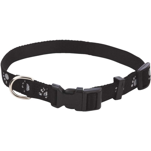 Paw Prints Reflective Dog Collar