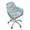 Blue Cherry Blossom, variant on Whosucclay Tropical Palm Leaf Print Swivel Armchair Accent Dining Chair Cover for Office, Stretch Curved Back Chair Covers with Arms Removable Office Desk Chair Sliopcover Living Room, Vanity