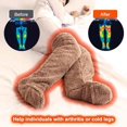 thumbnail image 4 of Snuggs Cozy Socks Thigh High Knee High Cuddly Paws High Socks Grey, 4 of 4