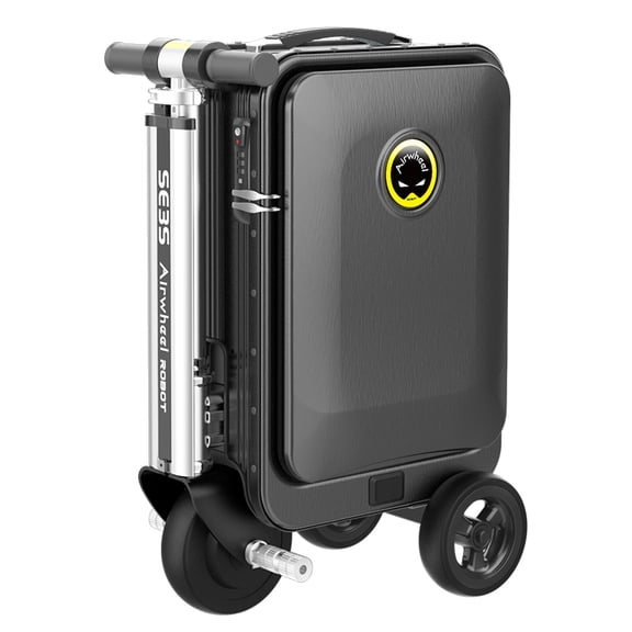 Pre-Owned Airwheel SE3S Smart Riding Suitcase Rideable Electric Luggage Scooter For Travel With TSA Lock