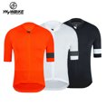 thumbnail image 2 of YKYW - Maillot de ciclismo para hombre, manga corta, camisetas para bicicleta de montaña, maillot de competición polivalente, ropa para bicicleta de montaña, tejido elástico ligero, 2 of 5