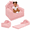 Pink Unicorn, variant on Beavtaens Toddler Sofa, 2-in-1 Fold Out Comfy Chair, Extra Large Couch for Kids up to 49" Tall, Pink