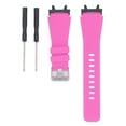 thumbnail image 2 of Metal Silicone Smart Watch Band for  Active Edge A2212, Diagonal Stripe Design, Comfortable, Breathable, Washable, Suitable for Daily Wear, Adjustable Length, 2 of 8