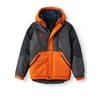 Hooded Color Block Ski Jacket with Fleece Lining (Big Boy)