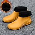 thumbnail image 2 of Fashionable Short Rain Boots - Versatile Rubber Shoes for Outdoor Couples with Removable Design for Everyday Wear, 2 of 4