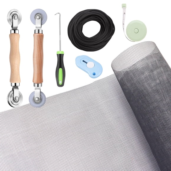 Kit de reparación de mosquiteras y puertas mosquiteras TOOLTRIZ 48x118 cm