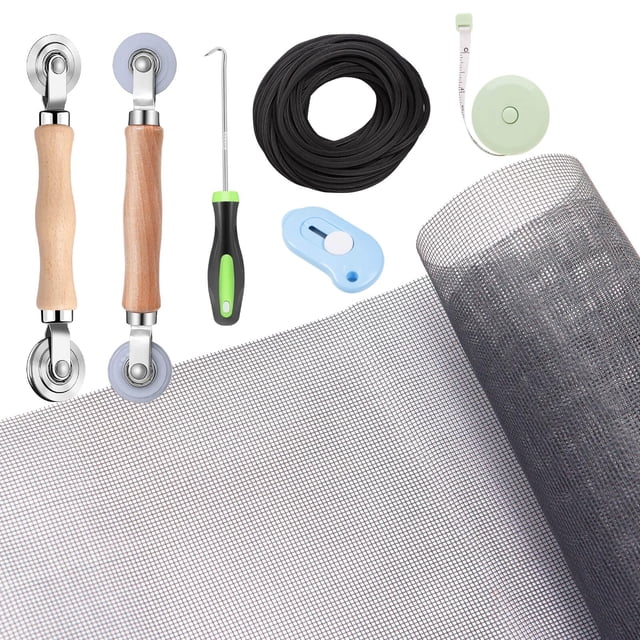 Kit de reparación de mosquiteras y puertas mosquiteras TOOLTRIZ 48x118 cm
