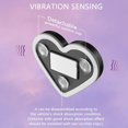thumbnail image 4 of Solar Powered Wireless LED Heart Car Light, C-Pillar & Triangle Window Ambient Neon - IP65 Waterproof for Car Interiors Decor, Easy Non-Destructive Installation, Romantic Gift, 4 of 8