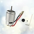 thumbnail image 3 of WHAMVOX Small Electric Motor for Electric Motorcycle Silver Metal Brushed Motor 1Pack, 3 of 8