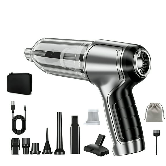 ZEPARO Pro Car Vacuum,Rechargeable Cordless Vacuum for Car,Wireless Handheld Car Vacuum Cleaner Strong Suction